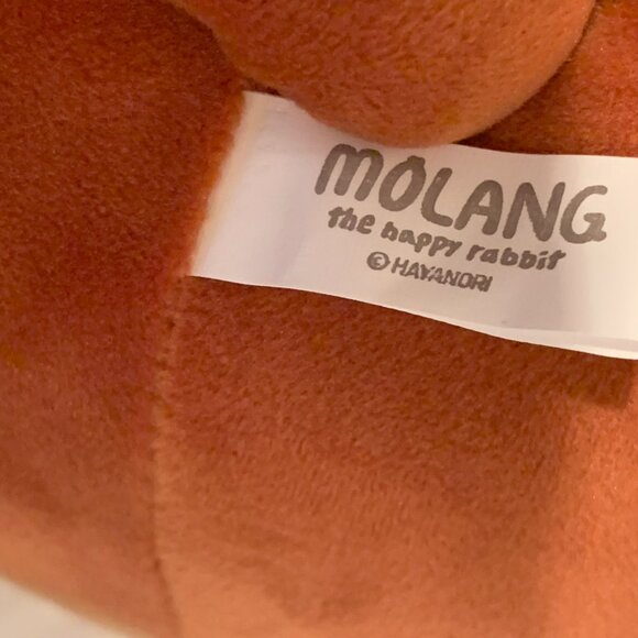 Molang The HAPPY BUNNY Stuffed Plush Rabbit Toy Doll 30cm 12inch - Picture 6 of 6